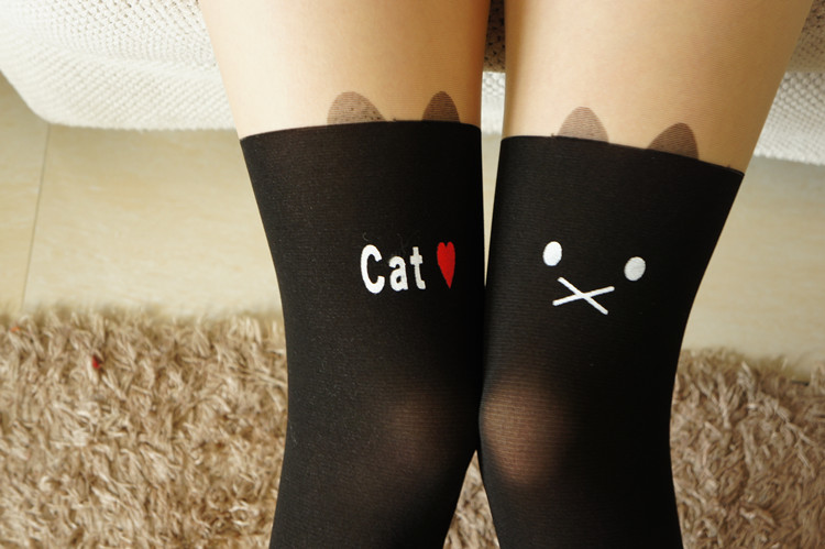 Cat Thigh High Stockings